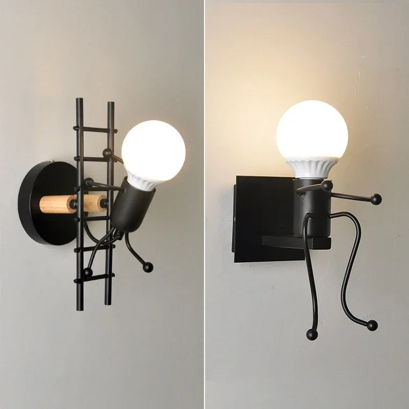 RobotLicht - Aplique moderno para quartos infantis