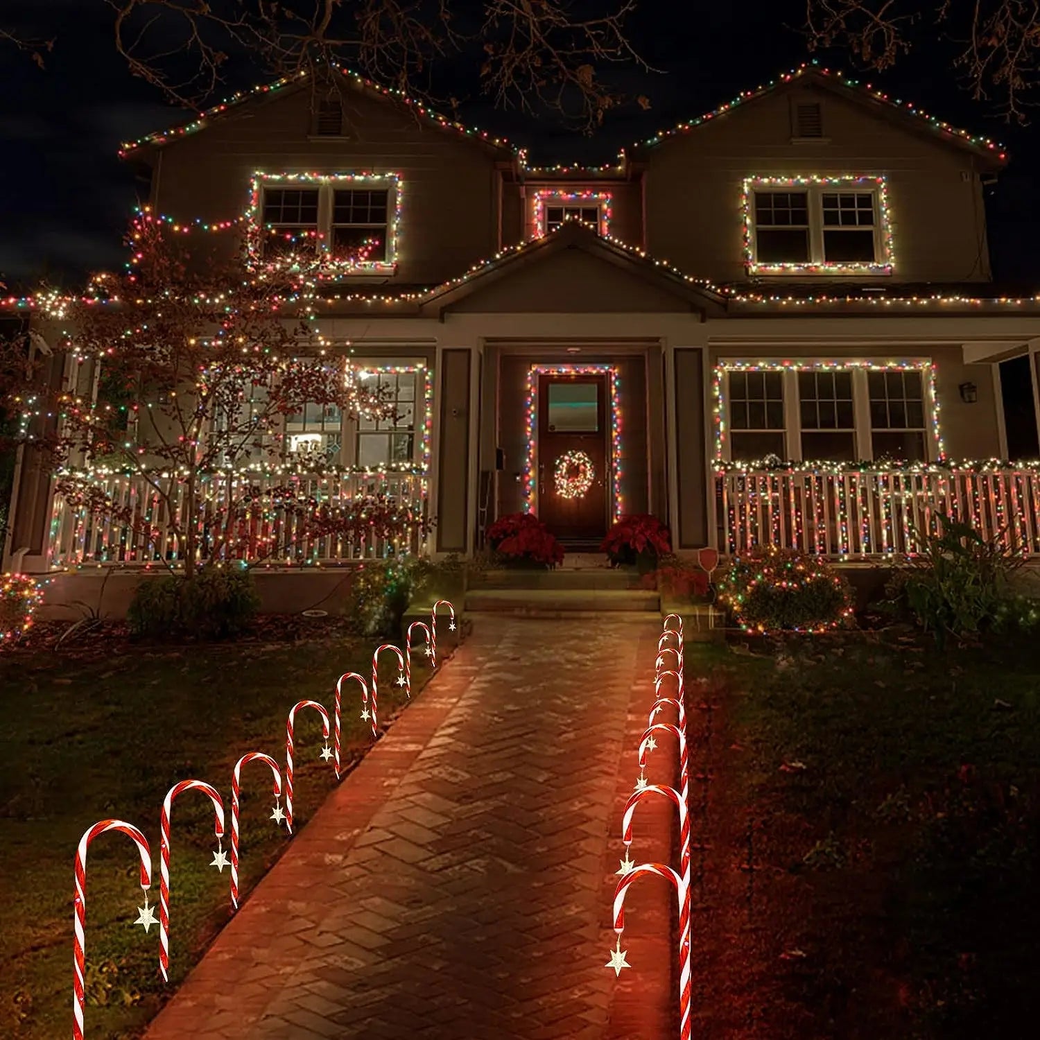 TwinklePath - Suiker Kerstverlichting voor de Tuin