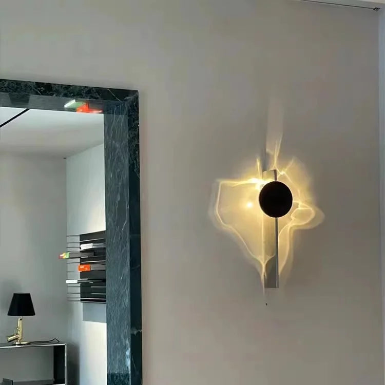 RippleGlow - Luxury Rotating Wall Lamp for Bedroom and Living Room