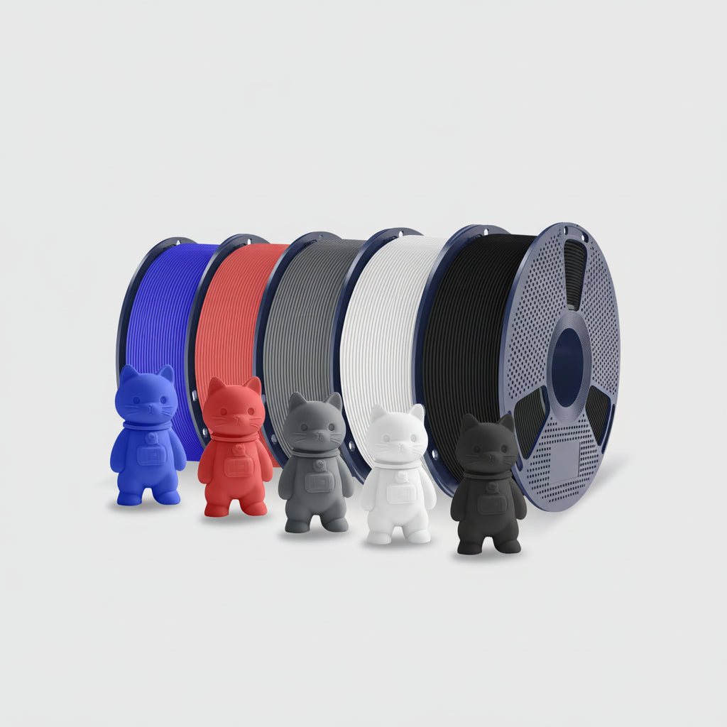 PLA Matte 3D Filament FDM Printers Colorful Environmentally Friendly Materials