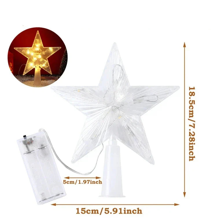 BrightStar - Luminous Star for the Top of the Christmas Tree