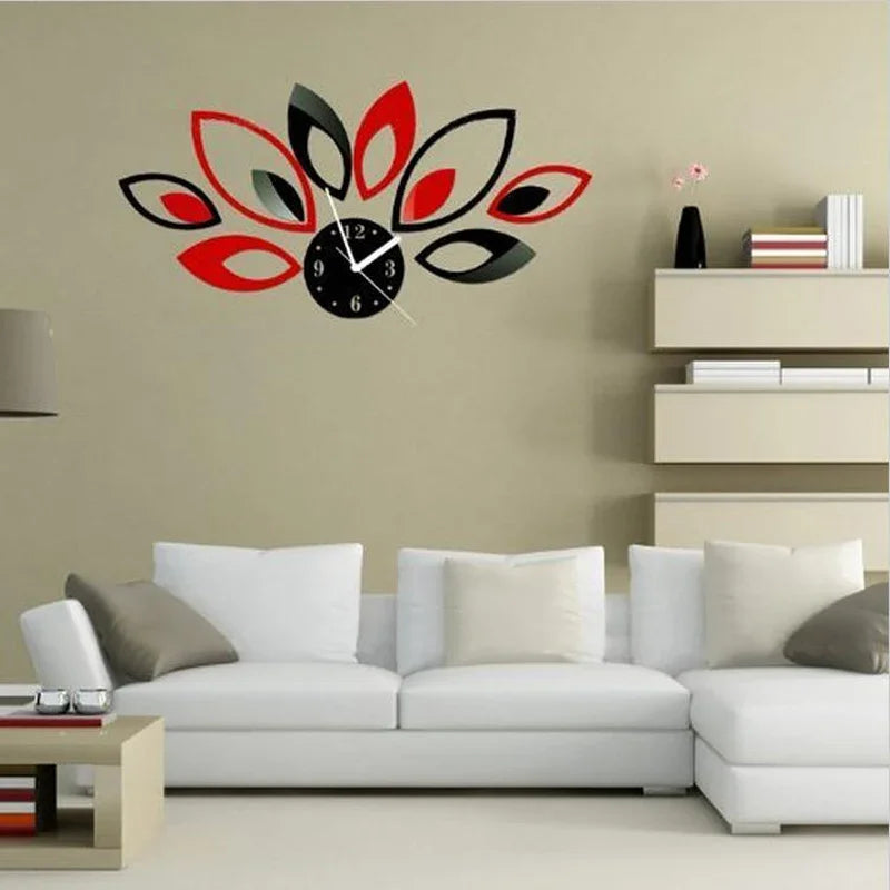 DecoTime - Moderne 3D Acryl Wandklok