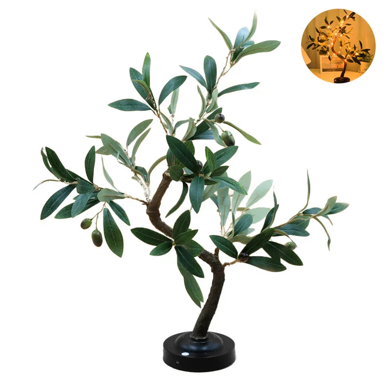 LumiTree - LED Tree Lamp with Removable Base – Atmospheric Lighting for Living Room and Bedroom