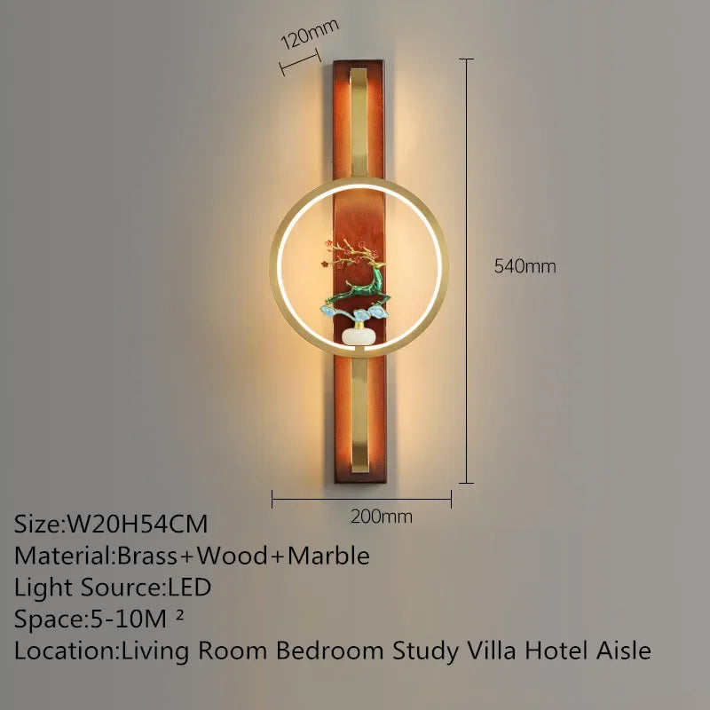MessingLuxe - Contemporary Wall Lamp