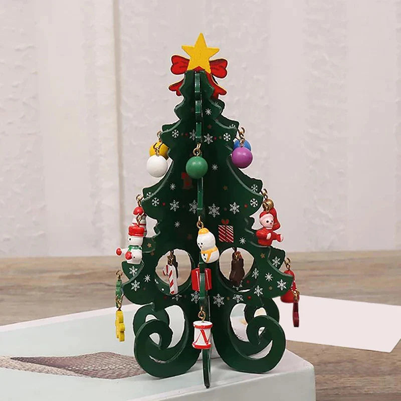 HoutDecor - Charmante 3D Kerstboom