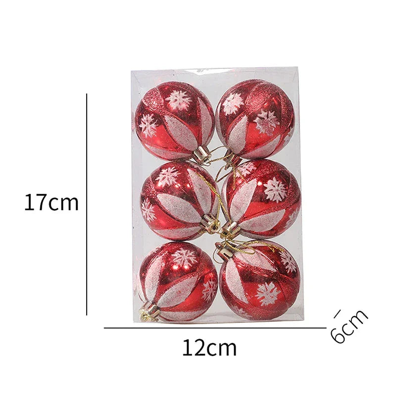 WinterGlans - Elegant Snowflake Christmas Ornaments