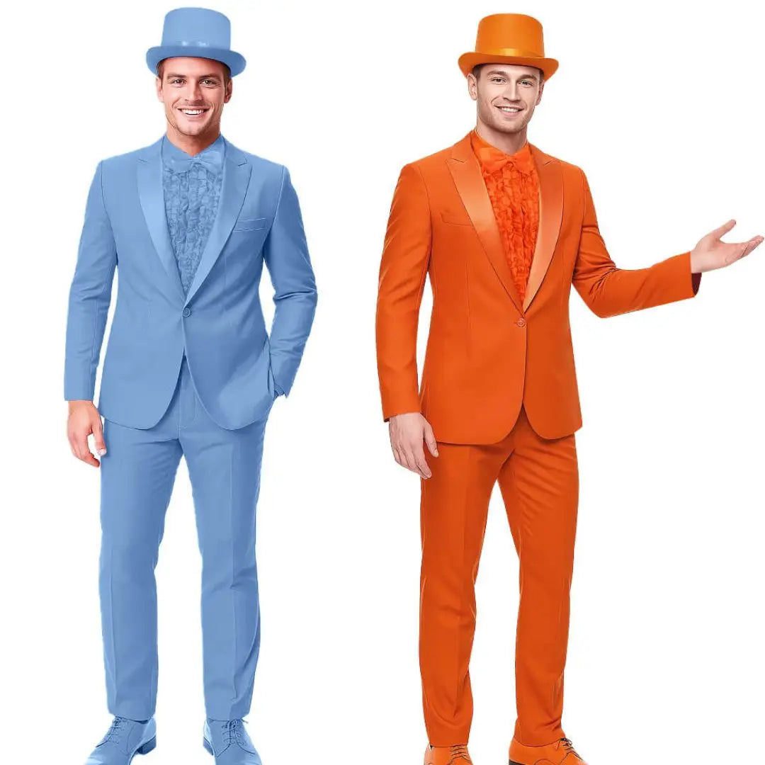 Fato Completo de Halloween para Homem Elegante em Poliéster para Carnaval e Cinema