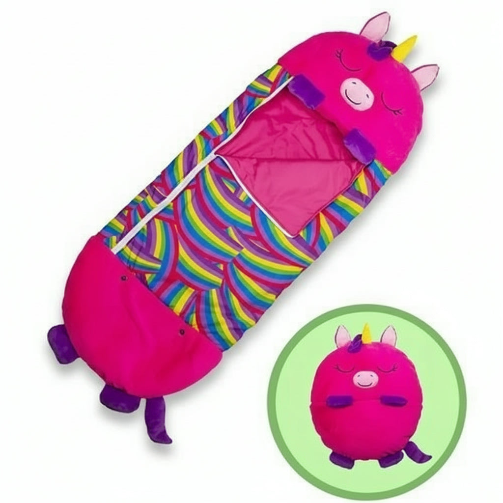 Children's Cooling Sleeping Bag Portable Foldable Pillow