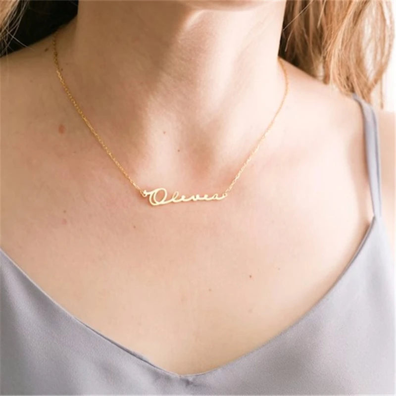 Collana Regalo Festa della Mamma Donna Ciondolo Nome Girocollo
