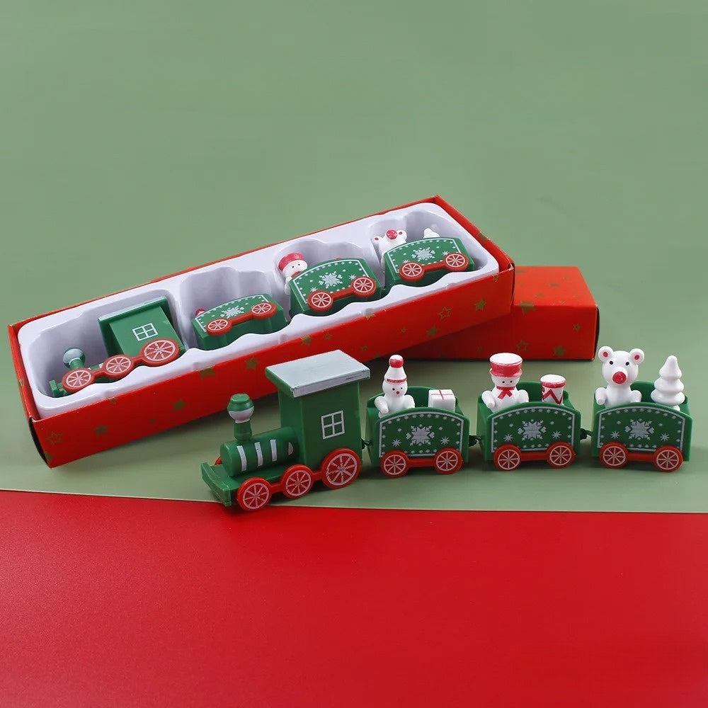 KerstExpress - Festive Plastic Christmas Train for Decoration