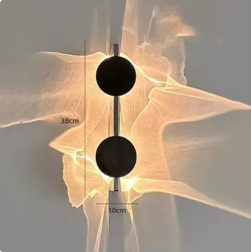 RippleGlow - Luxury Rotating Wall Lamp for Bedroom and Living Room