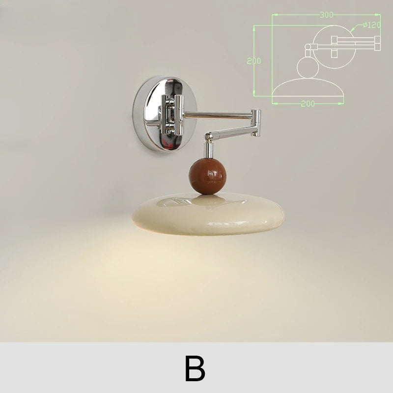 Telescopic Lamp - Telescopic Arm Bed Lamp Reading Lamp Vintage Punk Style