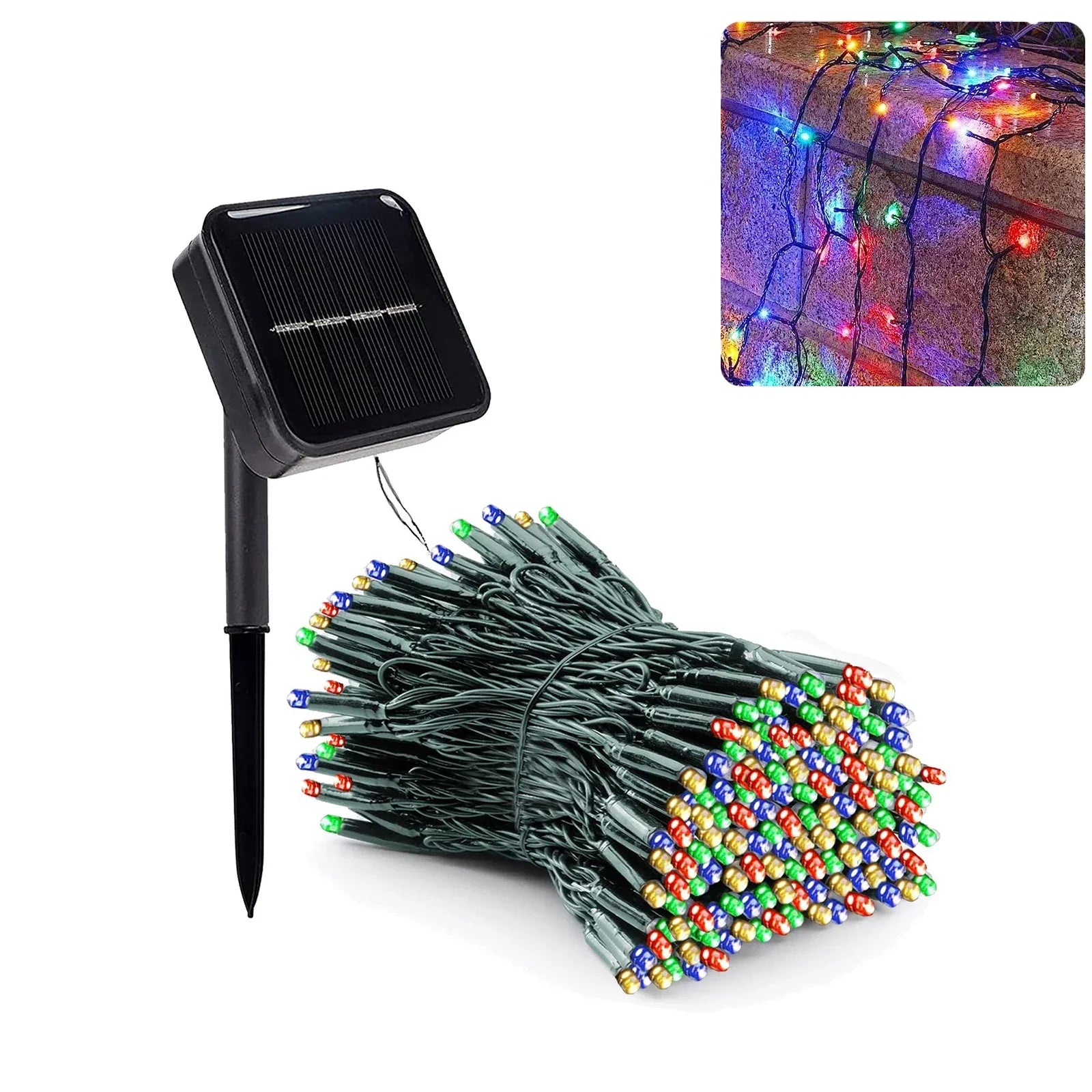 EcoGlow - Solar Energy Garland 300LED for Christmas