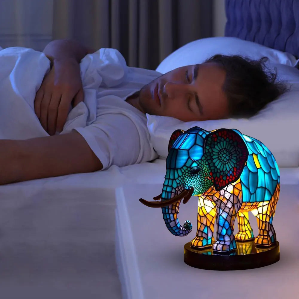 LumeWolf - LED Tafellamp met Wolf Ontwerp – Handgemaakte Decoratieve Verlichting