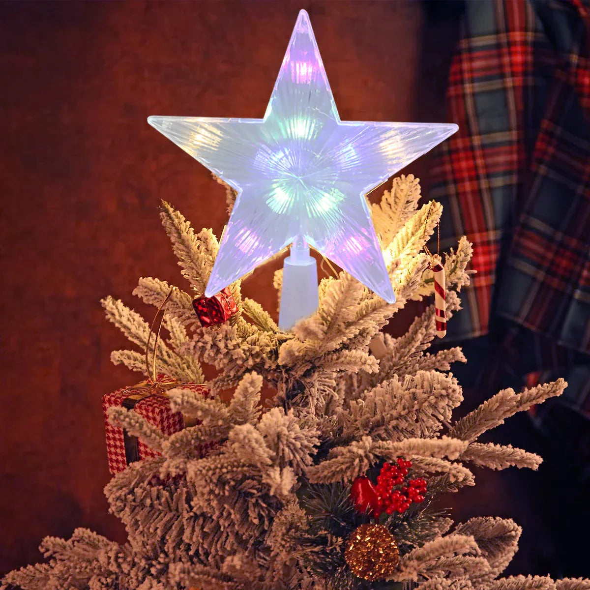 BrightStar - Estrela Luminescente para o Topo da Árvore de Natal