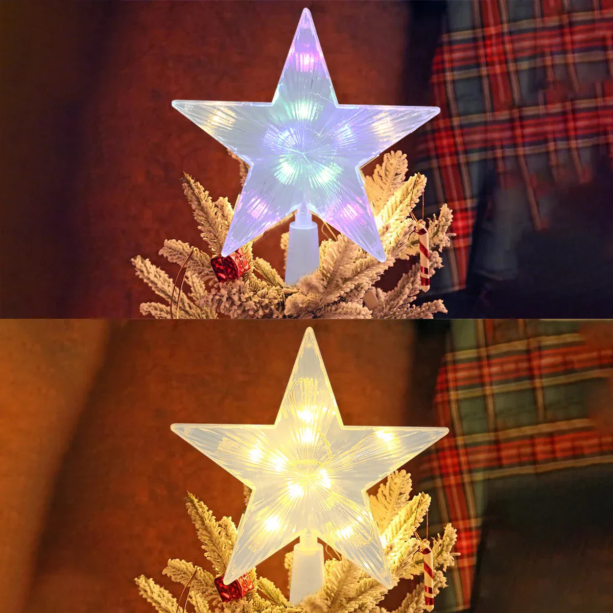 BrightStar - Luminous Star for the Top of the Christmas Tree