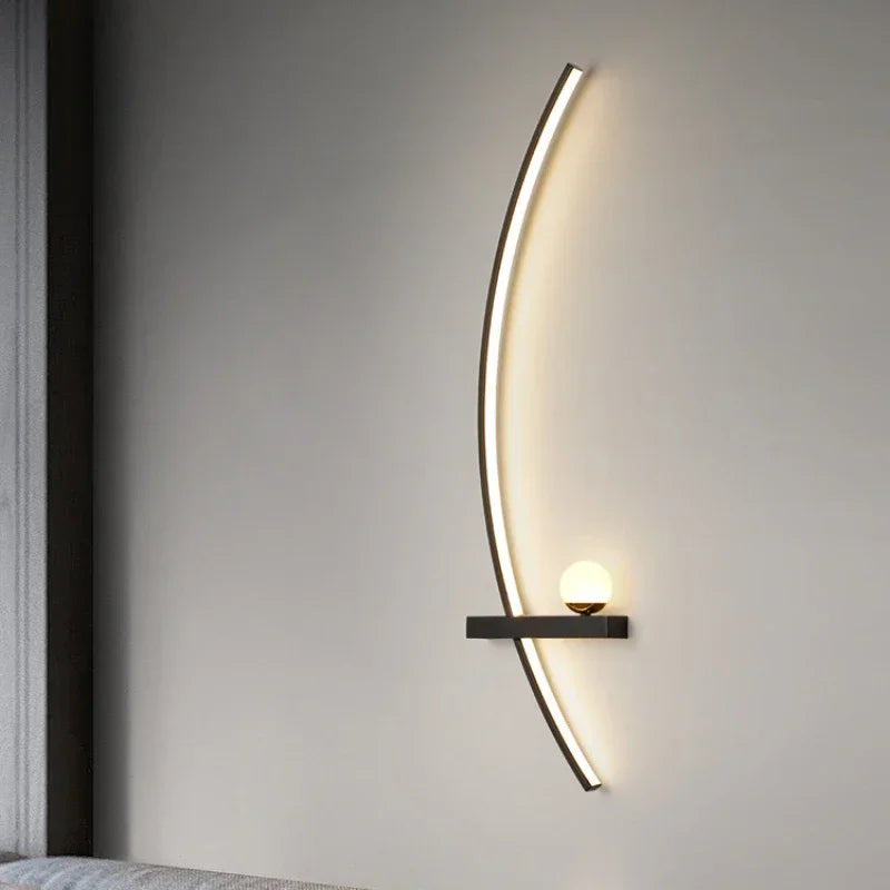 StripeGlow - Modern LED Wall Lamps for Stylish Interiors