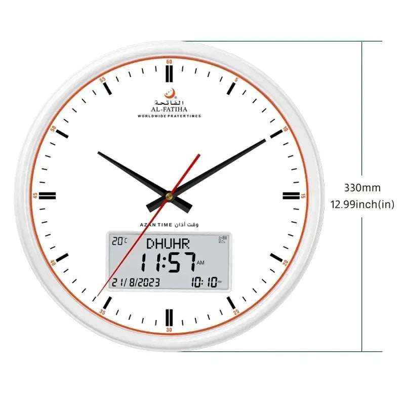 PrayerTime - Smart Wall Clock with Azan and Hijri Calendar