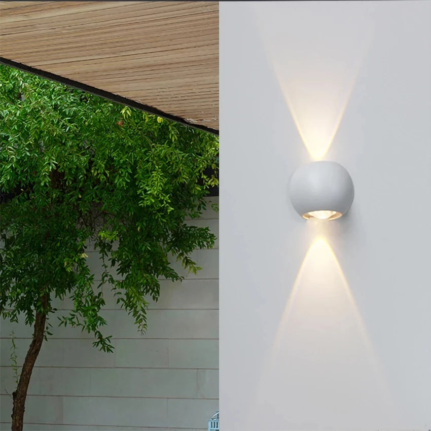 SolarLuz - Montagem na Parede 6W | À Prova de Água para Exterior