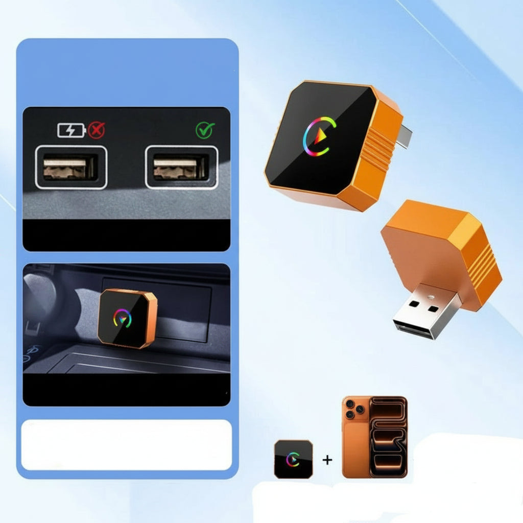 CarPlay Adapter Wireless Android Auto Multimedia