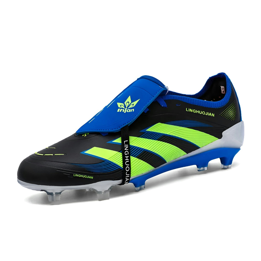 Scarpe da calcio uomo Mondiali con tacchetti alti, allacciate, antiscivolo