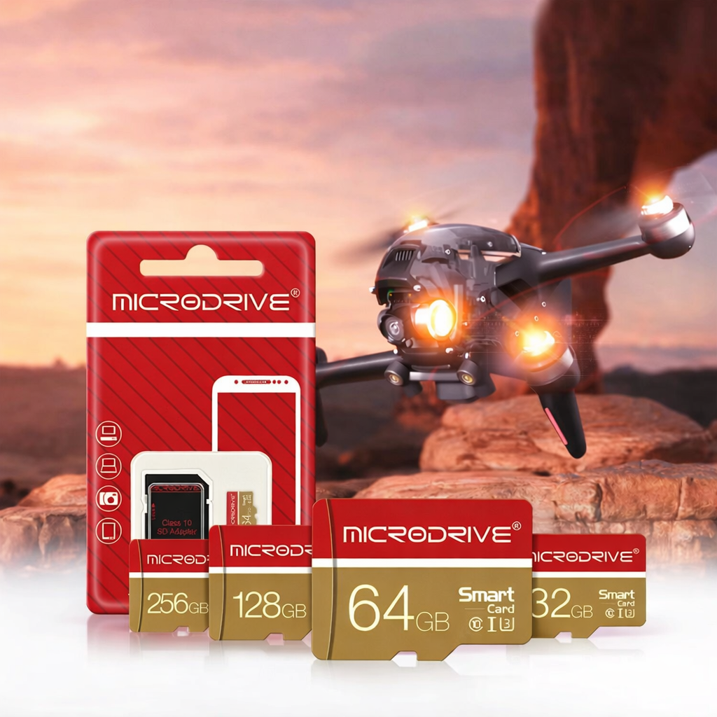 High-Speed MicroSD Memory Card Data Storage
