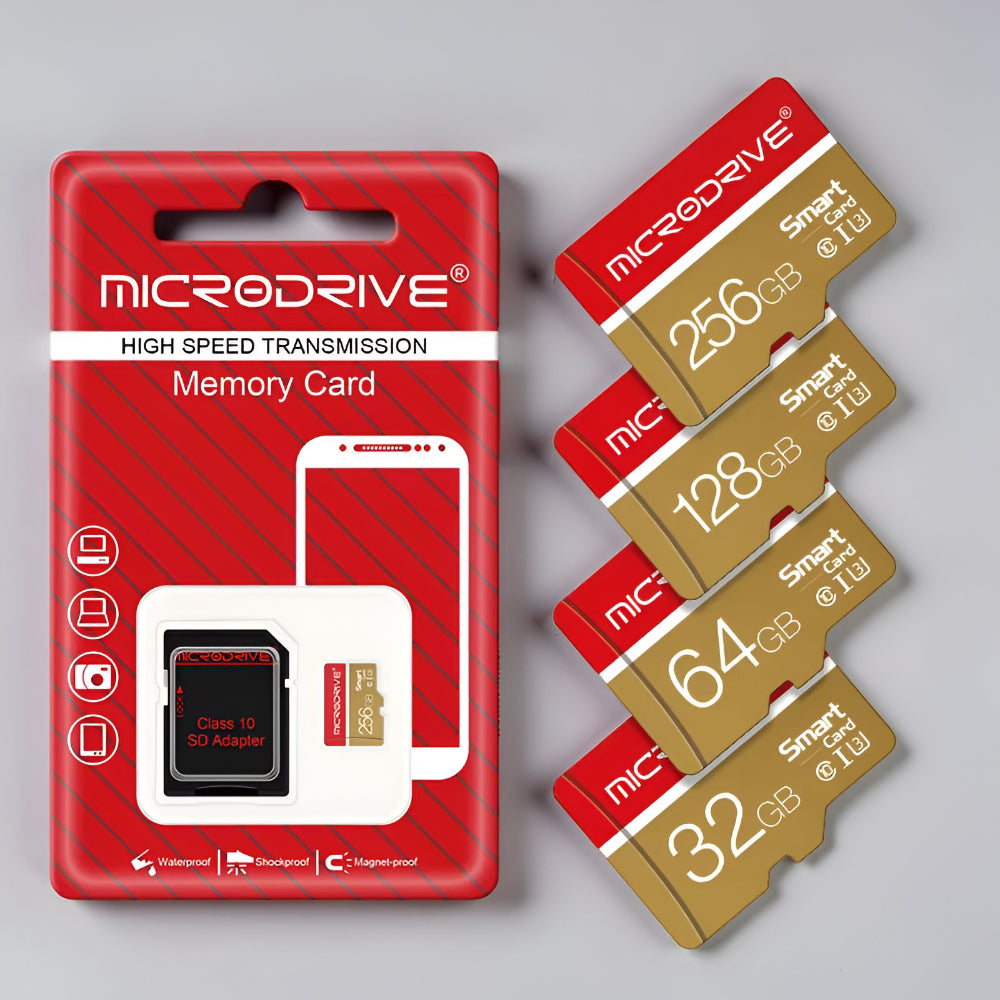 High-Speed MicroSD Memory Card Data Storage