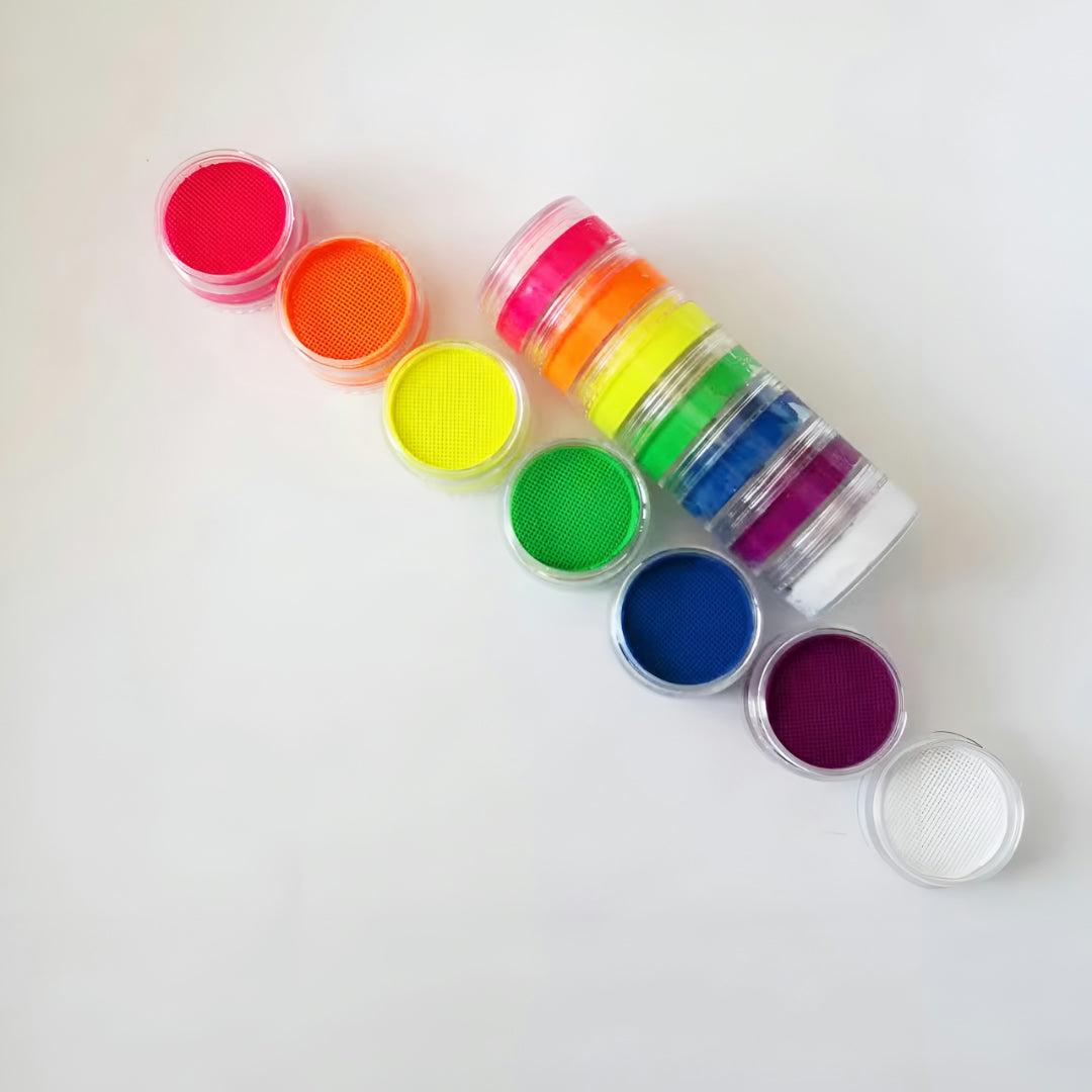 Set di trucchi per il corpo WK con pennelli creativi