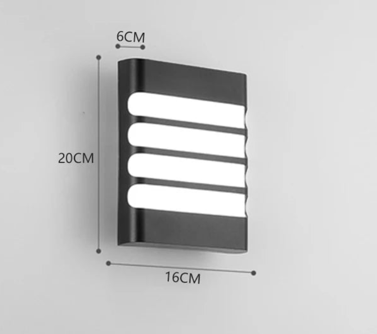 AquaRay - Lampada da parete LED per esterni