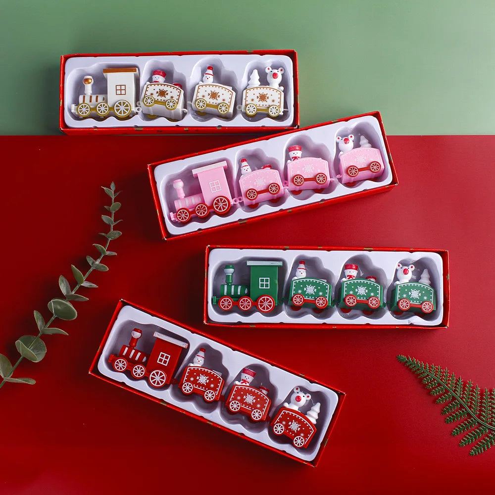 KerstExpress - Festive Plastic Christmas Train for Decoration