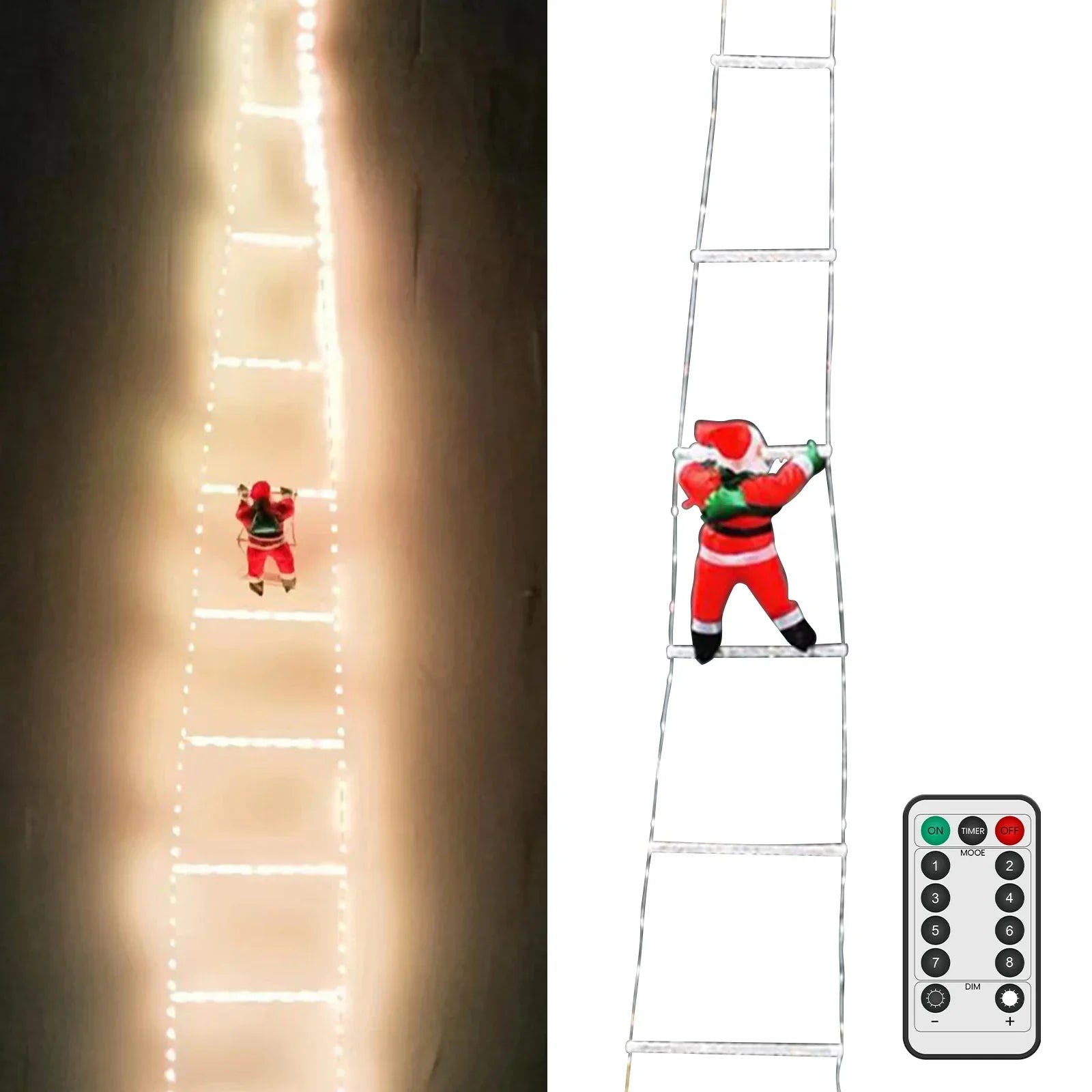 ClimbBright - Santa Claus Light String