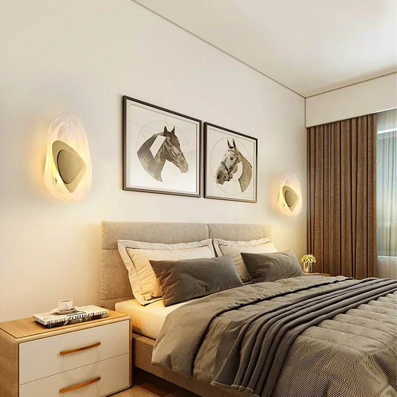 GlowElegance - Modern LED Wall Lamp for Bedroom and Living Room