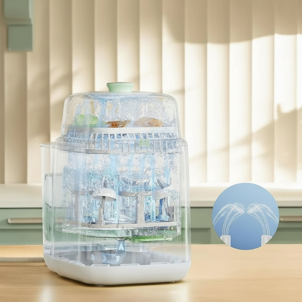 Baby Bottle Cleaner Automatic Sterilizer Dryer All-in-One