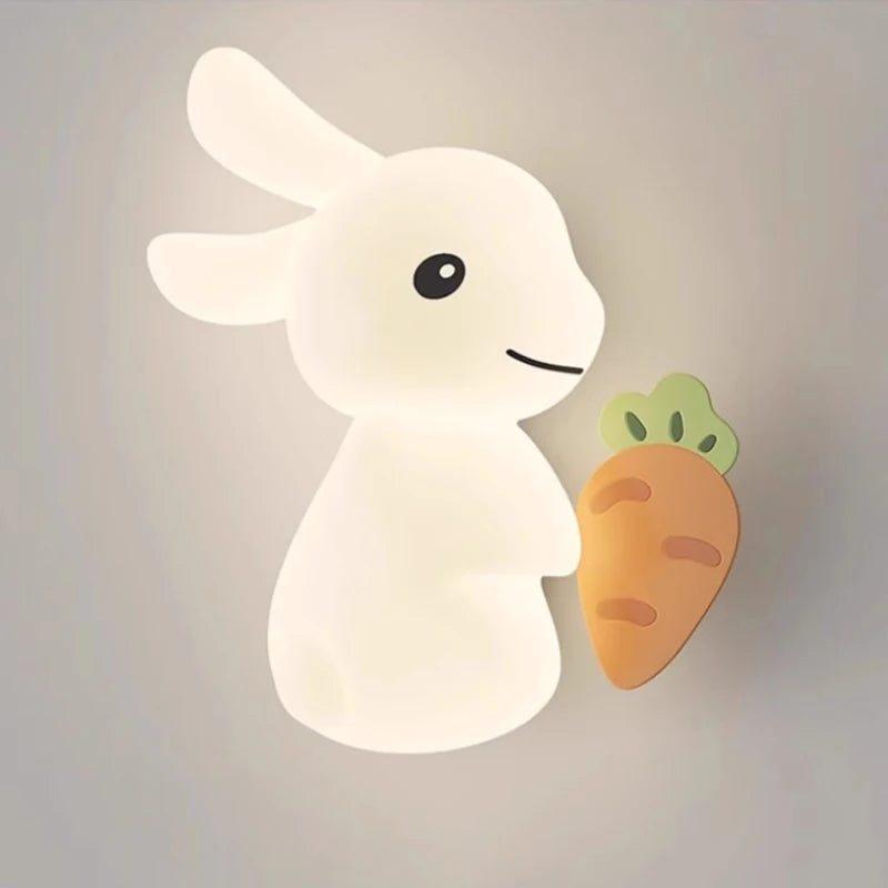 RabbitLight - Shady LED Rabbit Wall Lamp for Children's Rooms
