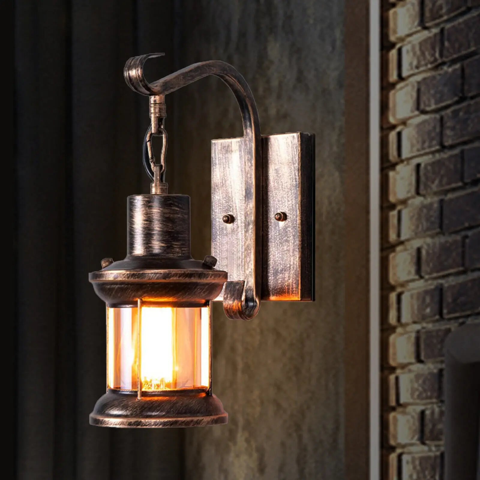 TimelessGlow – Lampada da parete antica per loft e interni