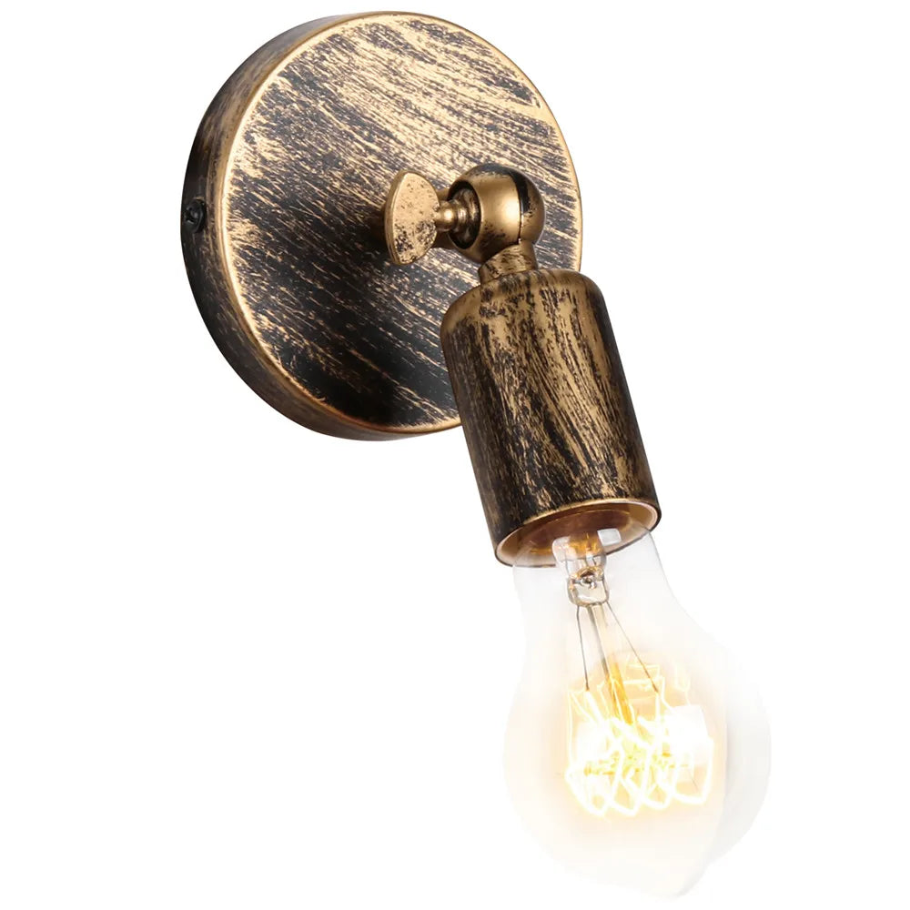 Industrial Bronze - Adjustable Retro Wall Lamp for Atmospheric Lighting