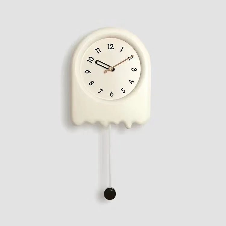 CremePendulum - Korean Style Wall Clock with Modern Design