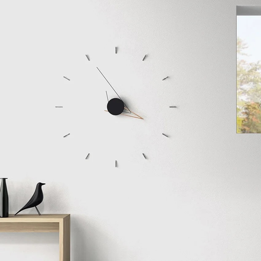 ModernArt - DIY Stille Wandklok voor Minimalistisch Design