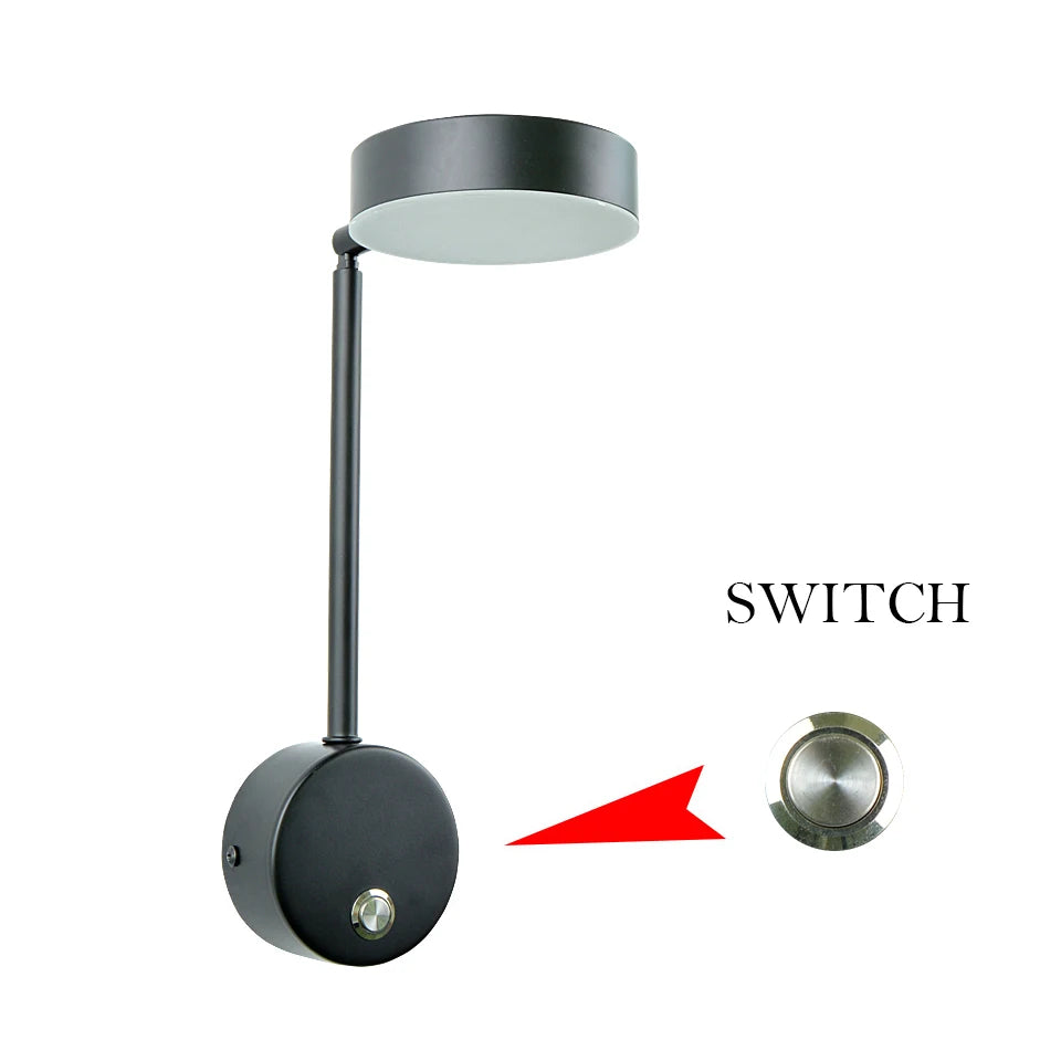 NordicGlow - Rotatable LED Wand Lamp for Living Room and Bedroom