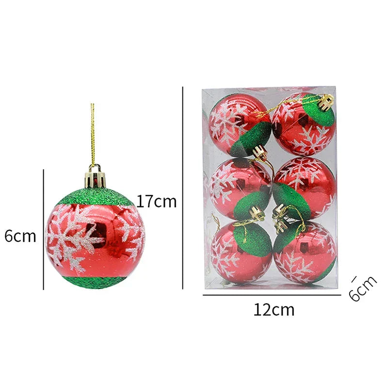 WinterGlans - Elegant Snowflake Christmas Ornaments