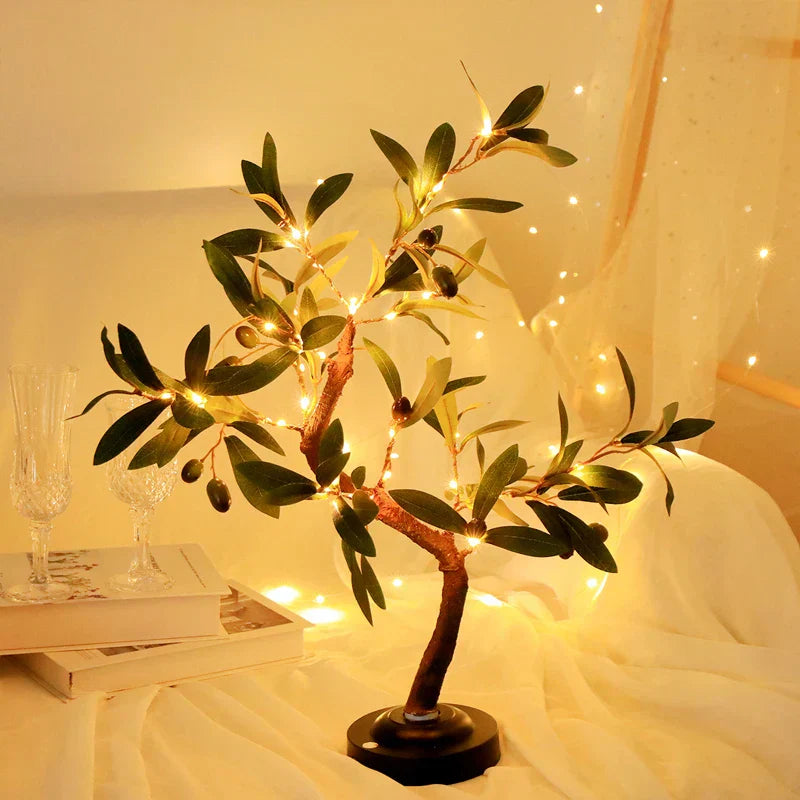 LumiTree - LED Tree Lamp with Removable Base – Atmospheric Lighting for Living Room and Bedroom