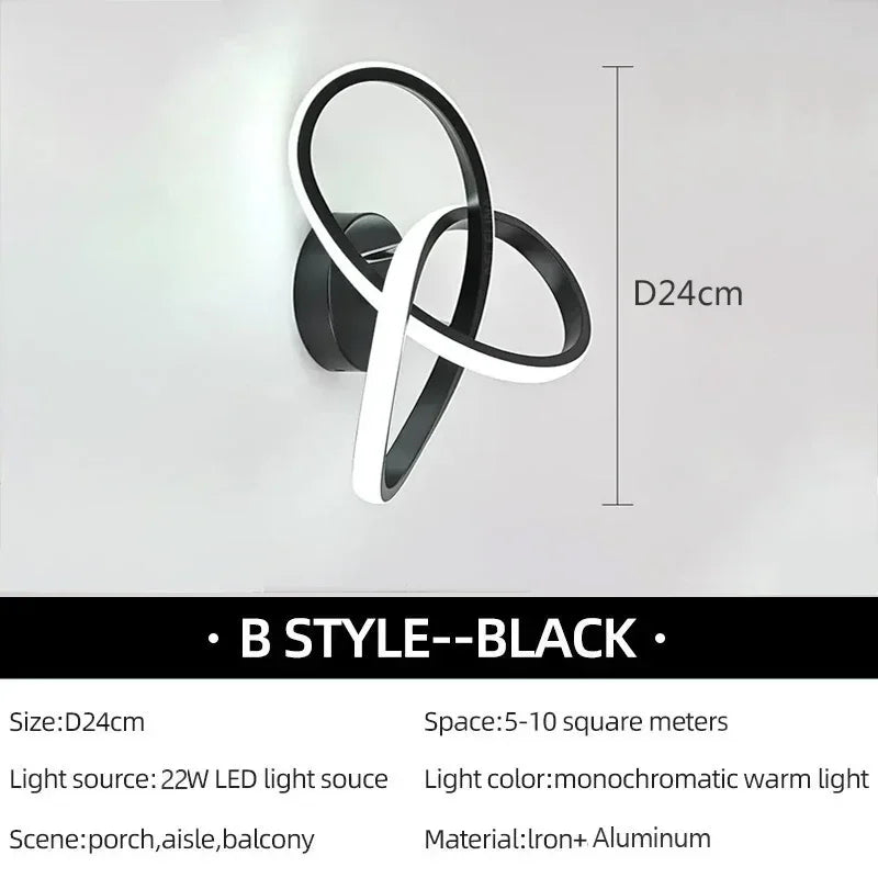 LumiLine - LED Wall Lamp and Ceiling Light for Bedroom and Living Room