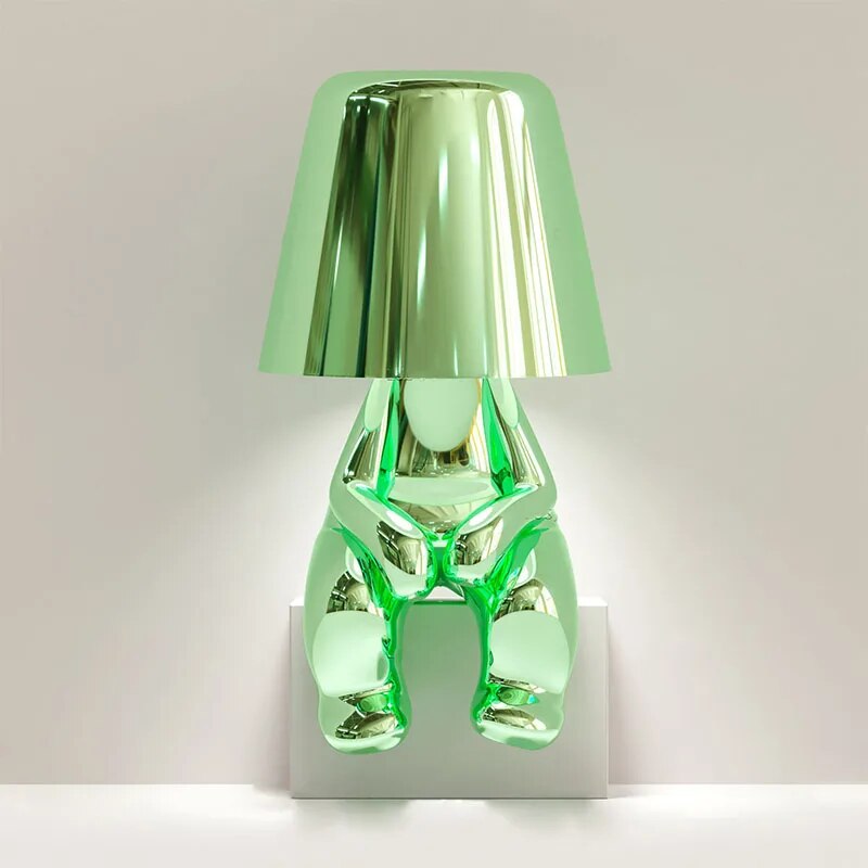 ThinkLuxe - Modern LED Table Lamp Resin Base