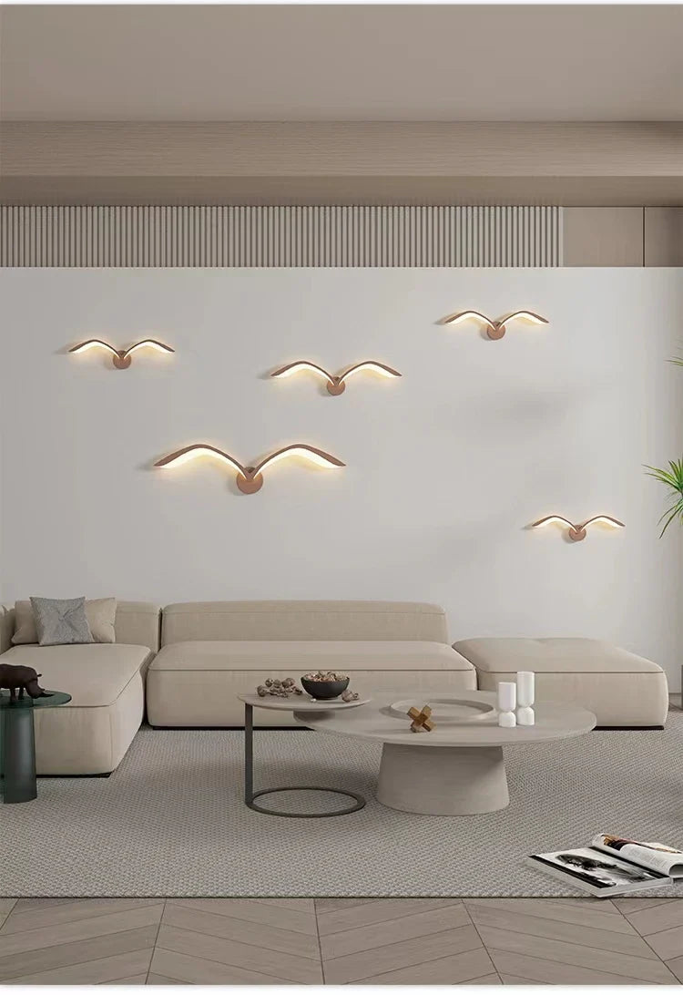SkyGlow - Modern Seagull Wall Lamp