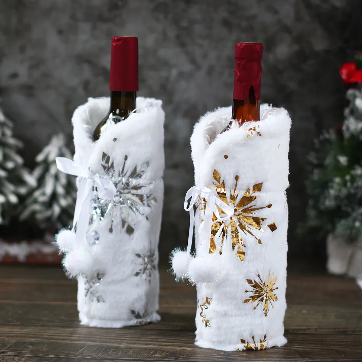 WineWrap - Wine Bottle Cover for Christmas