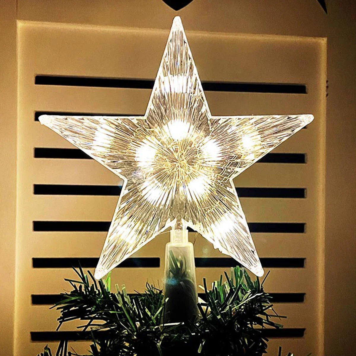 BrightStar - Estrela Luminescente para o Topo da Árvore de Natal