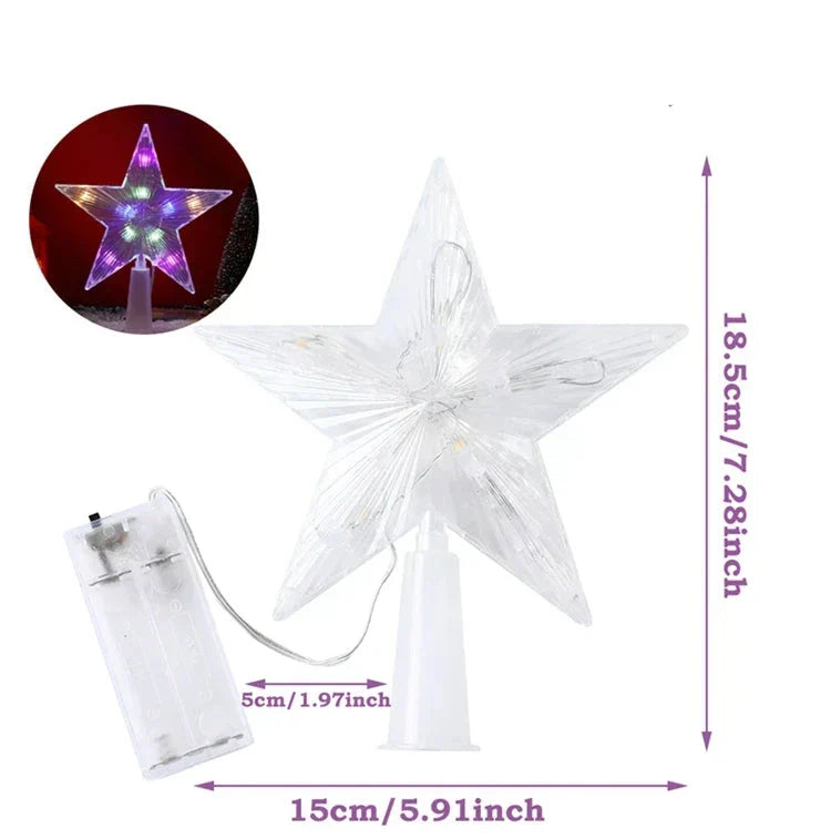BrightStar - Luminous Star for the Top of the Christmas Tree
