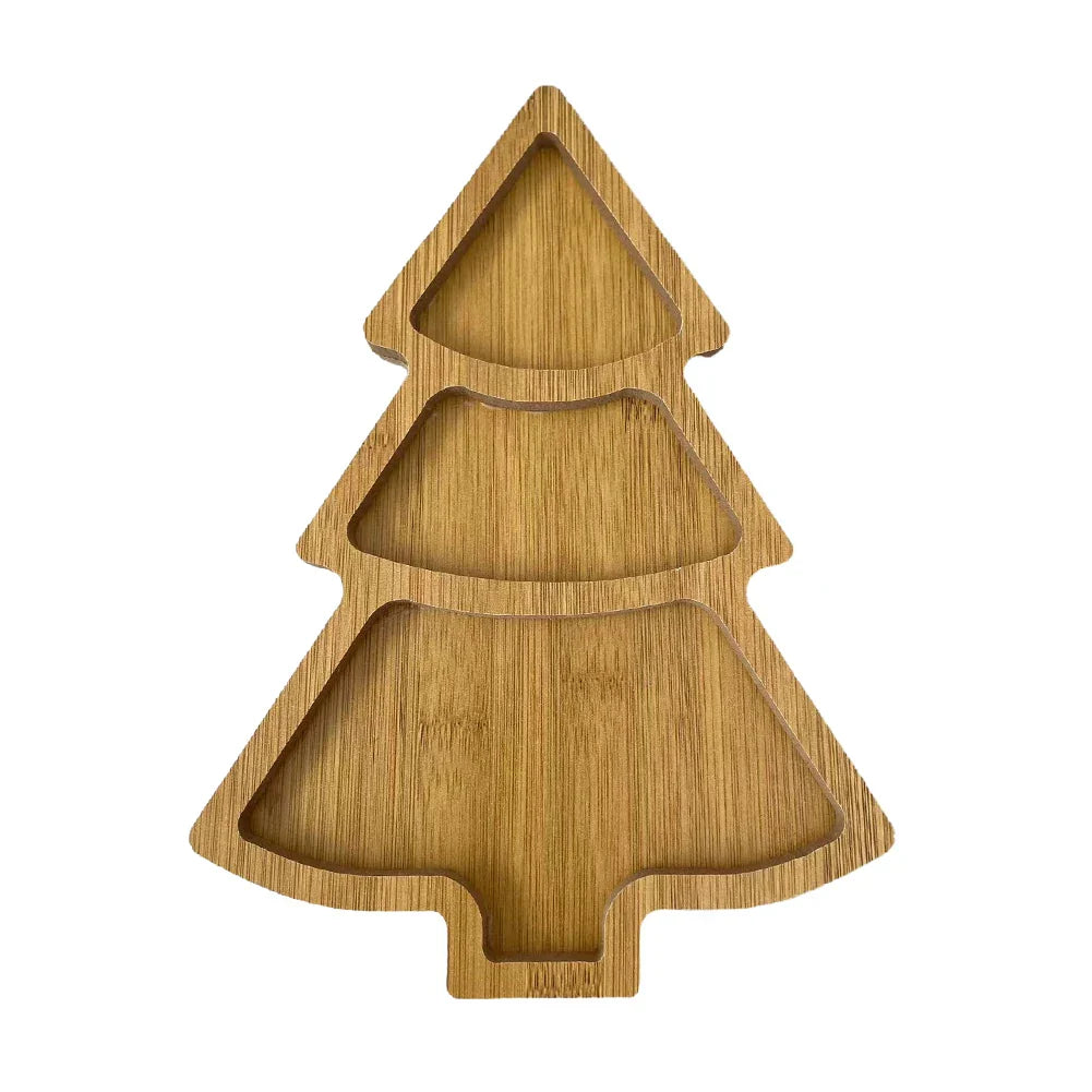 FeastWood - Wooden Christmas Tree Serving Board