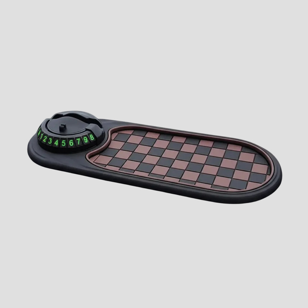 Car Phone Holder Dashboard Mat Non Slip Storage Compartment