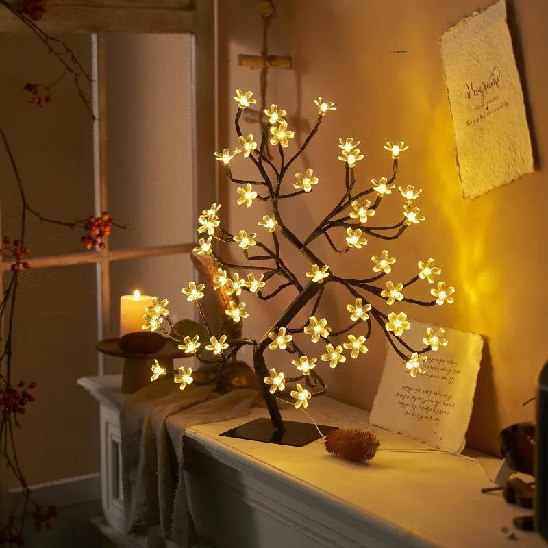 GlowBlossom - LED Kersenbloesem Boomlamp – Sfeervolle Verlichting voor Woon- en Slaapkamer
